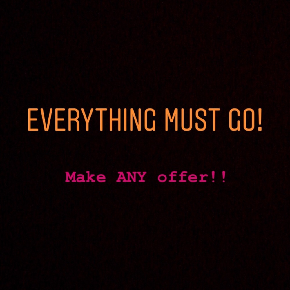 moving sale!! everything must go!!